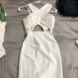 ASOS white cross cross dress